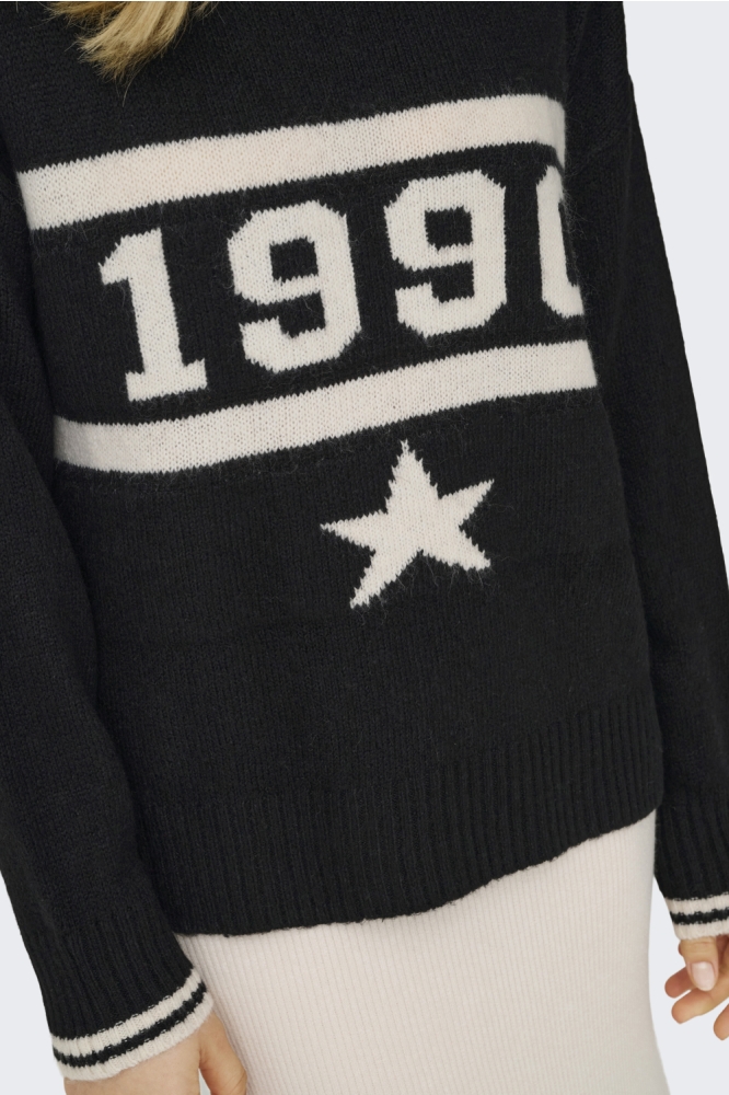 Only zwarte dames trui | Close up