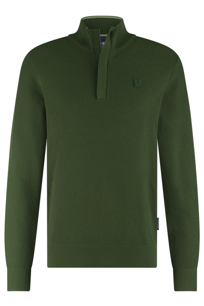 State of Art groene heren trui | Vooraanzicht