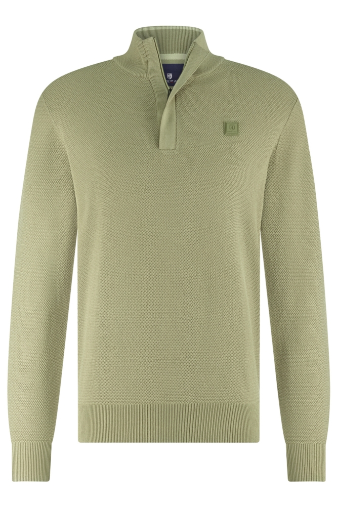 State of Art groene heren trui | Vooraanzicht