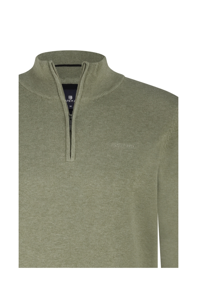 State of Art groene heren trui | Close up