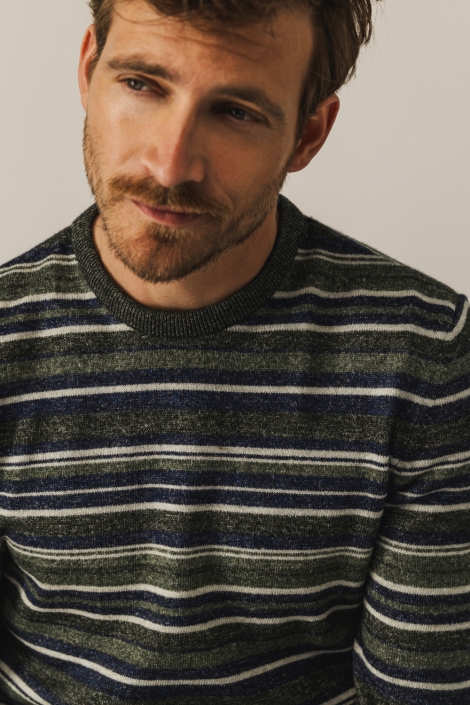 State of Art groene heren trui | Kleurstaal