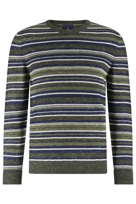 State of Art groene heren trui | Vooraanzicht