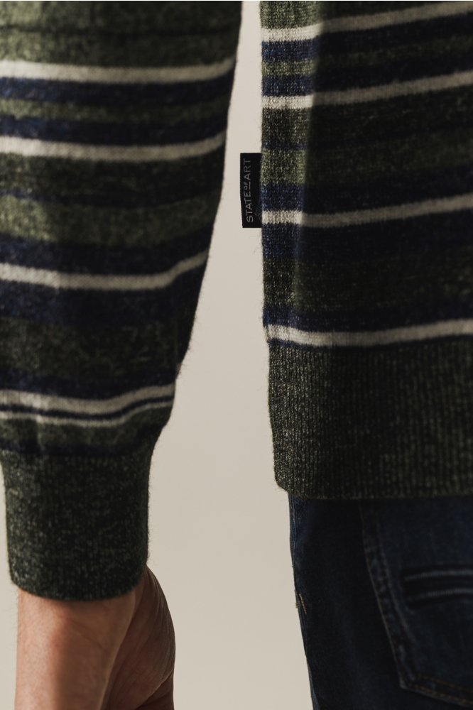 State of Art groene heren trui | Unique Selling Point