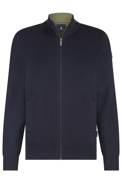 State of Art blauwe heren vest | Vooraanzicht