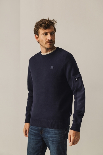 State of Art Trui RONDE HALS TRUI MET ZADELMOUWEN 111 25132 5900