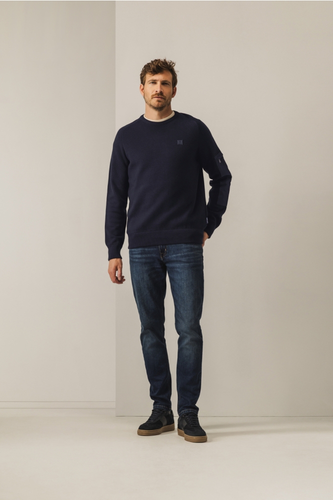 State of Art blauwe heren trui | Model