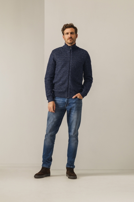 State of Art blauwe heren vest | Model