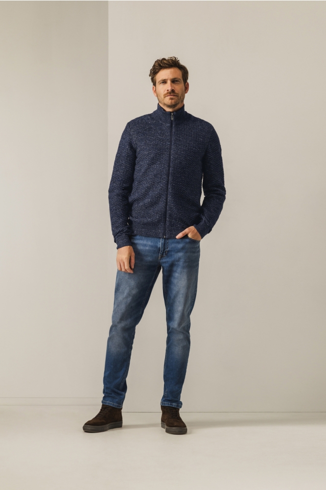 State of Art blauwe heren vest | Model