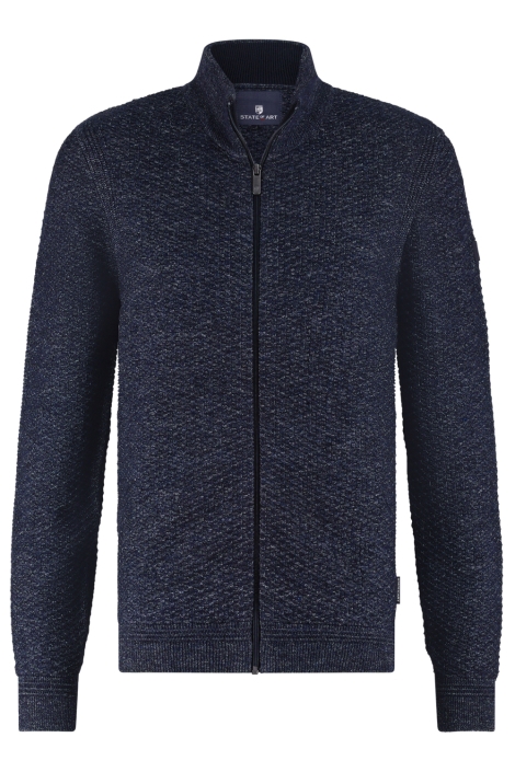 State of Art blauwe heren vest | Vooraanzicht