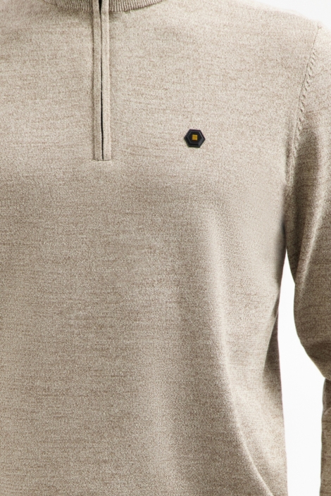 NO-EXCESS beige heren trui | Kleurstaal