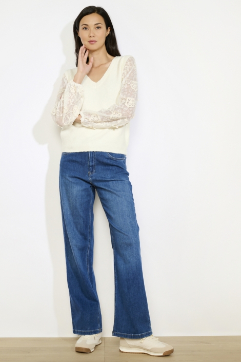 LolaLiza beige dames trui | Model