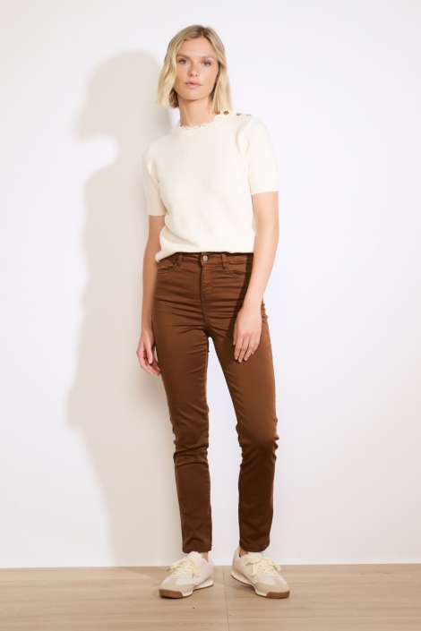 LolaLiza beige dames trui | Model