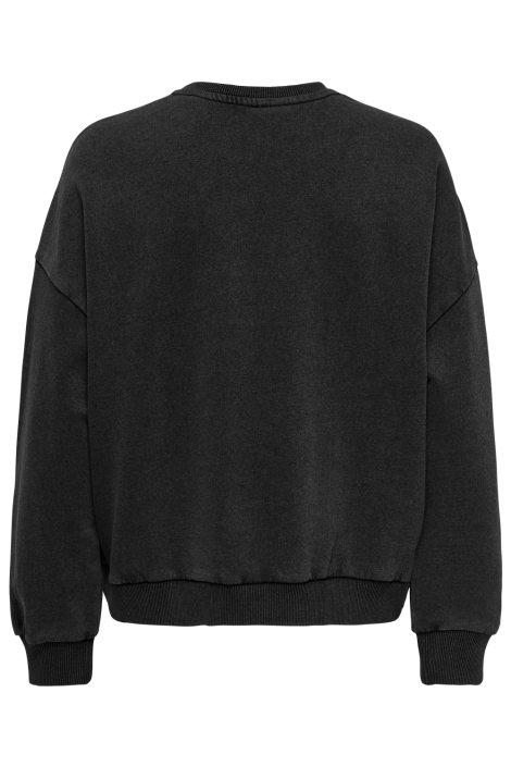 Only zwarte dames sweater | Achteraanzicht