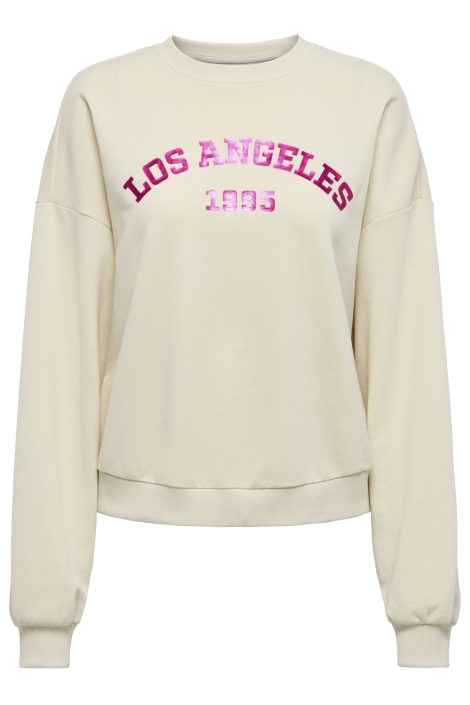 Only beige dames sweater | Vooraanzicht