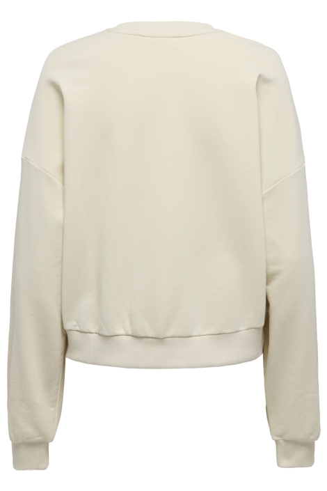 Only beige dames sweater | Achteraanzicht