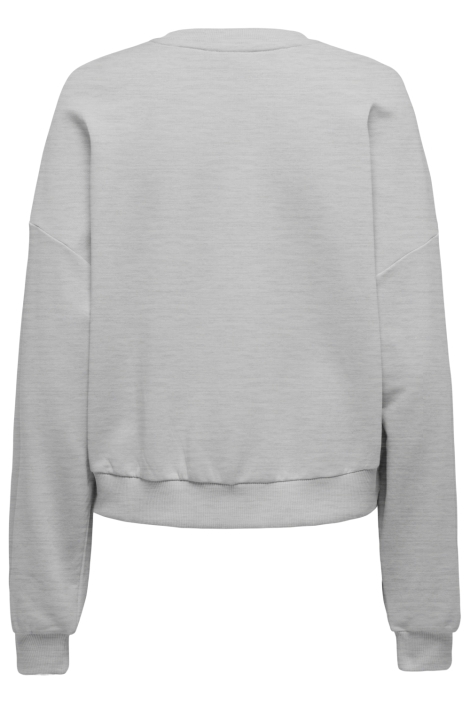 Only grijze dames sweater | Achteraanzicht
