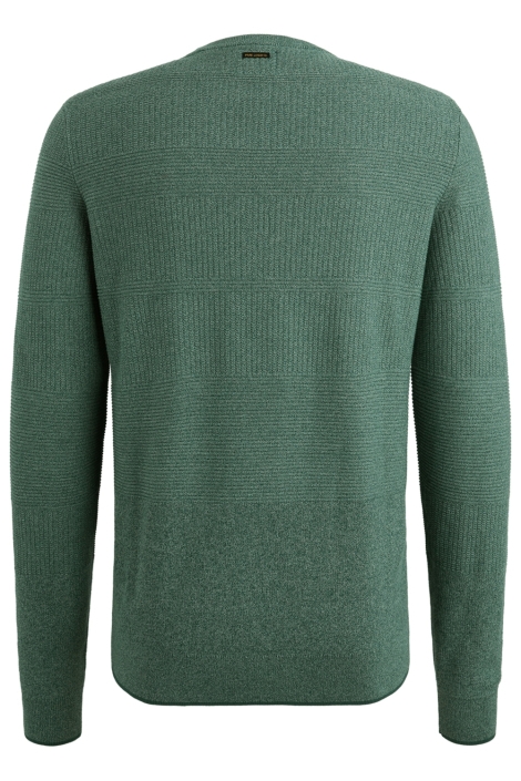 PME legend blauwe heren trui | Achteraanzicht