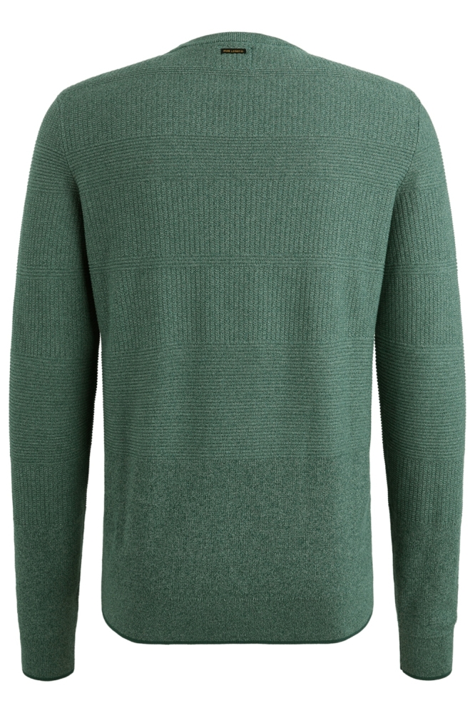 PME legend blauwe heren trui | Achteraanzicht