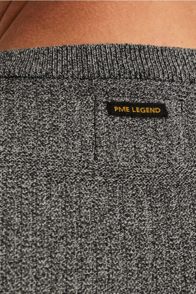 PME legend blauwe heren trui | Close up