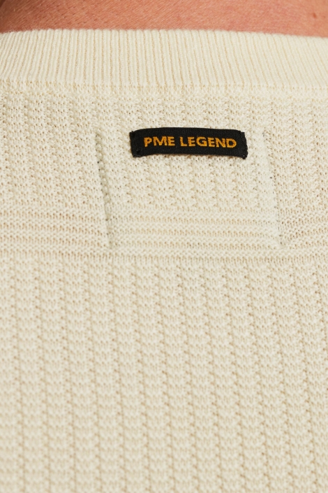 PME legend beige heren trui | Unique Selling Point