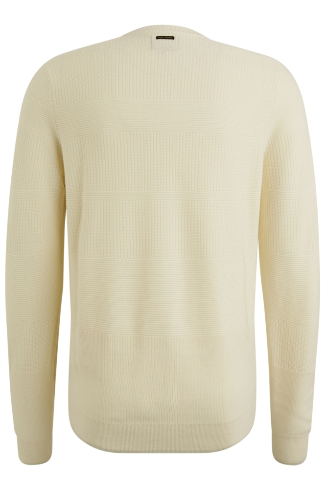 PME legend beige heren trui | Achteraanzicht