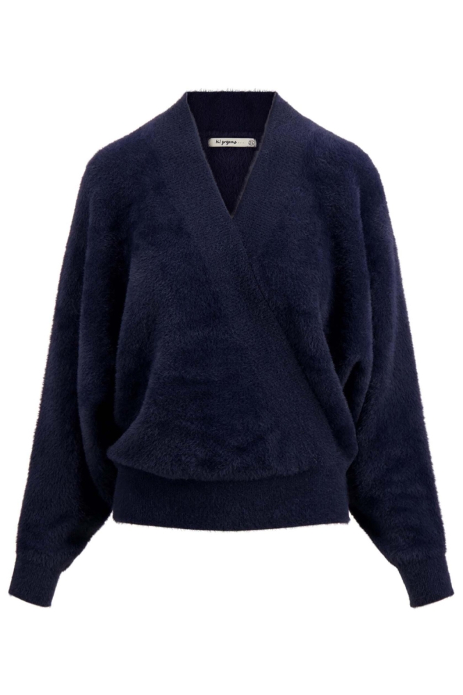 Zusss blauwe dames trui | Vooraanzicht