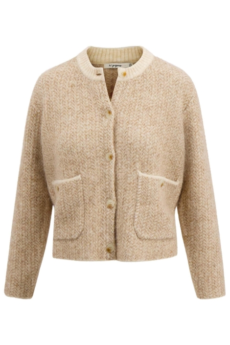 Zusss beige dames vest | Vooraanzicht