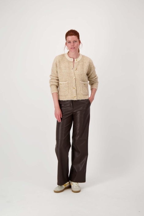 Zusss beige dames vest | Model