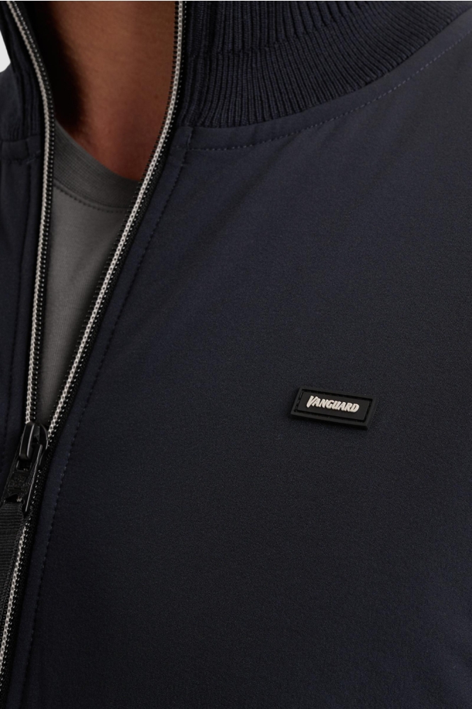 Vanguard blauwe heren vest | Close up