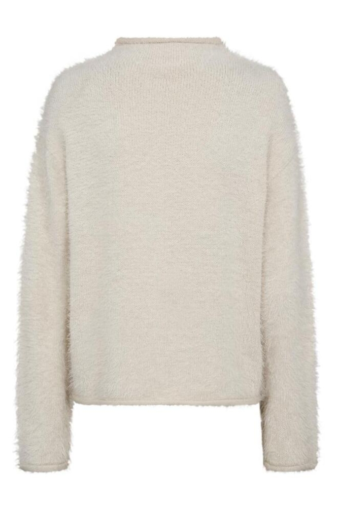 Freequent beige dames trui | Achteraanzicht