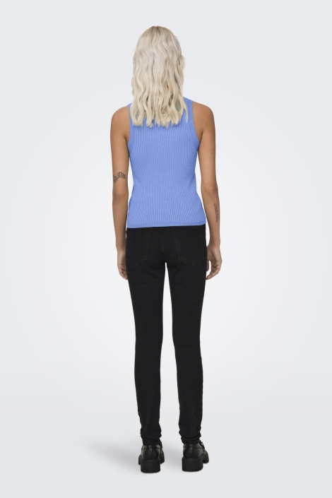 Jacqueline de Yong blauwe dames top | Model