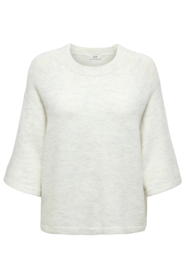 Jacqueline de Yong JDYELANORA 3/4 PULLOVER KNT NOOS 15370189 CLOUD DANCER/MELANGE