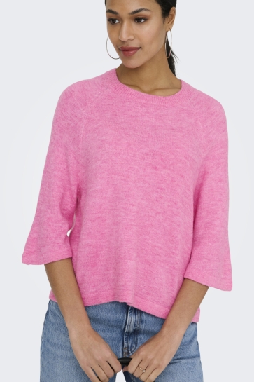 Jacqueline de Yong jdyelanora 3/4 pullover knt noos Roze