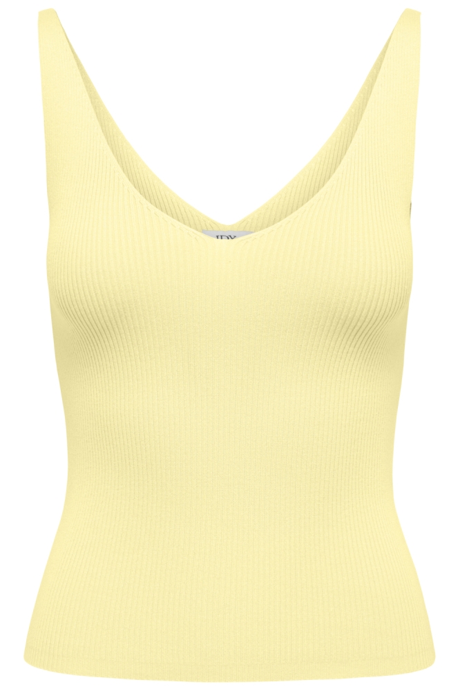 Jacqueline de Yong gele dames top | Vooraanzicht
