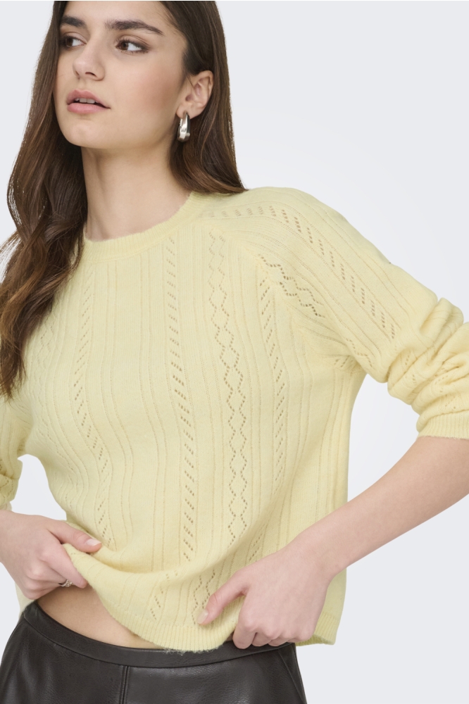 Jacqueline de Yong gele dames trui | Sfeerbeeld, In situatie