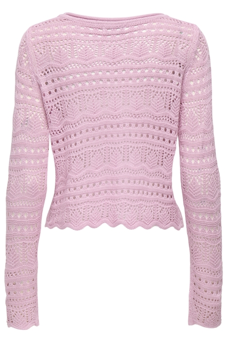 Jacqueline de Yong roze dames trui | Achteraanzicht