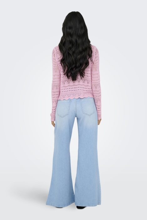 Jacqueline de Yong roze dames trui | Model