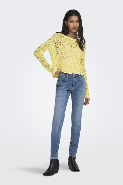 Jacqueline de Yong gele dames trui | 