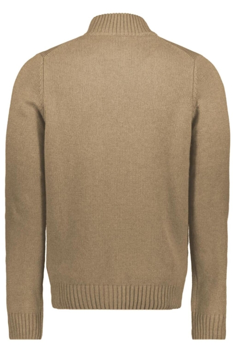 NZA taupe heren trui | Achteraanzicht