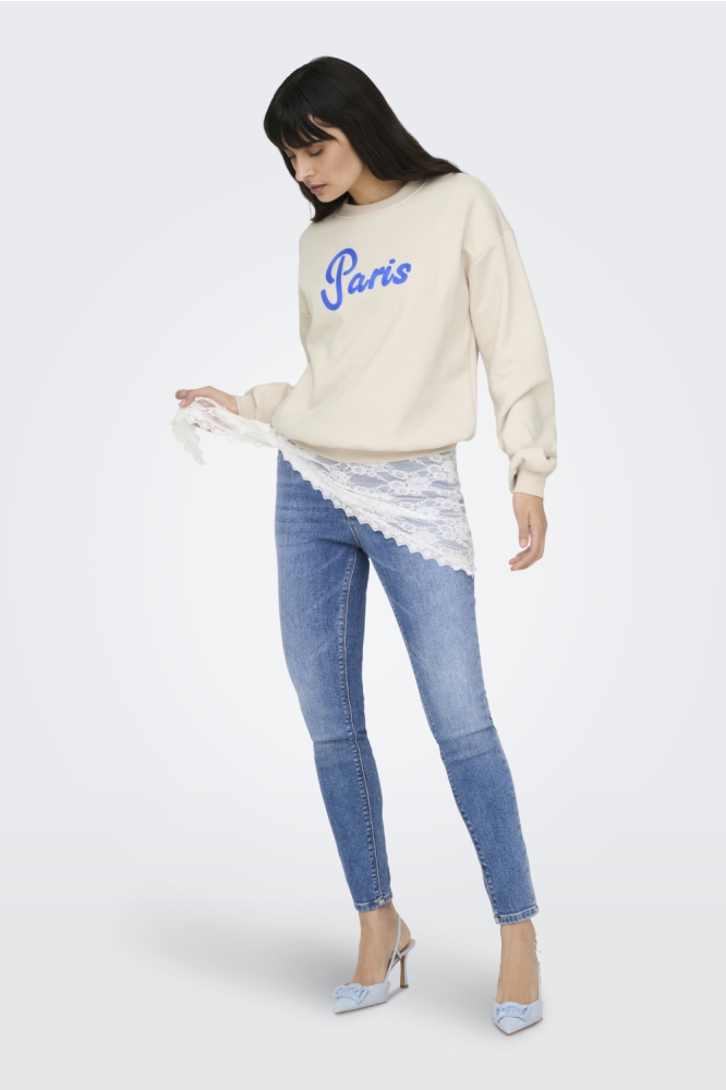 Only beige dames sweater | Model