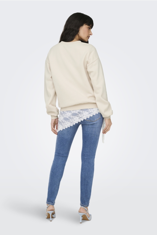 Only beige dames sweater | Model