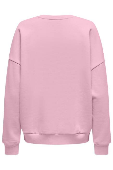 Only roze dames sweater | Achteraanzicht