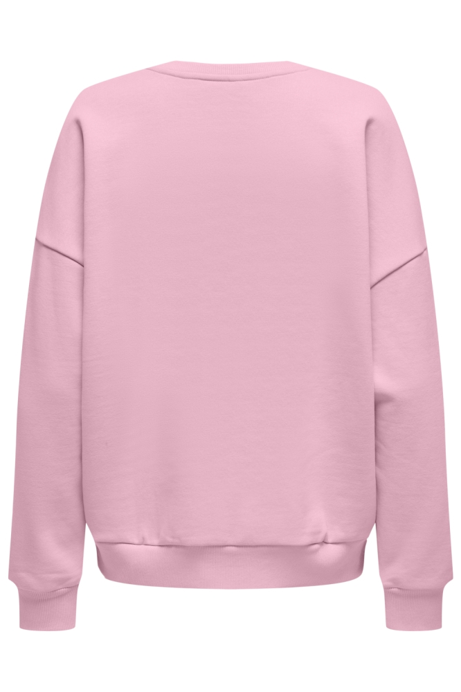 Only roze dames sweater | Achteraanzicht
