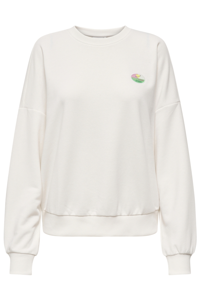 Only witte dames sweater | Vooraanzicht