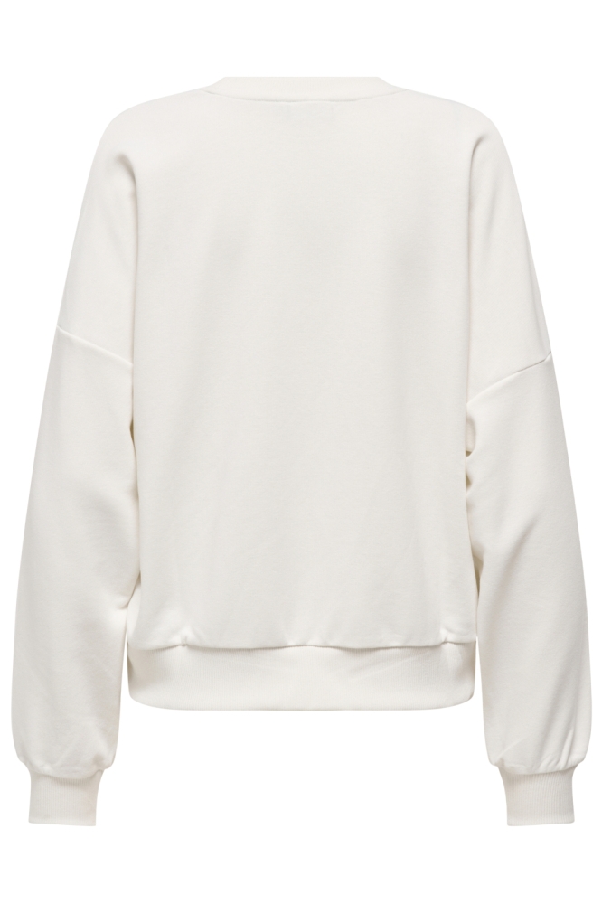 Only witte dames sweater | Achteraanzicht
