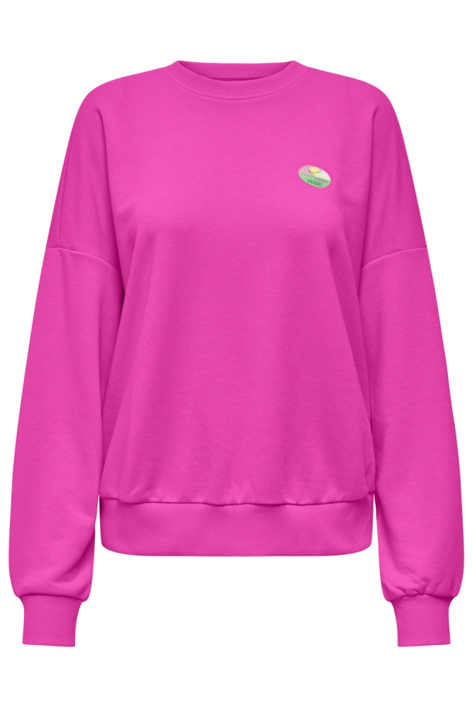 Only roze dames sweater | Vooraanzicht