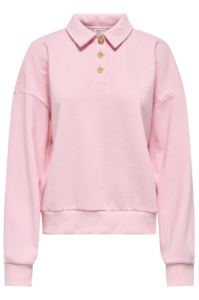 Only roze dames sweater | Vooraanzicht