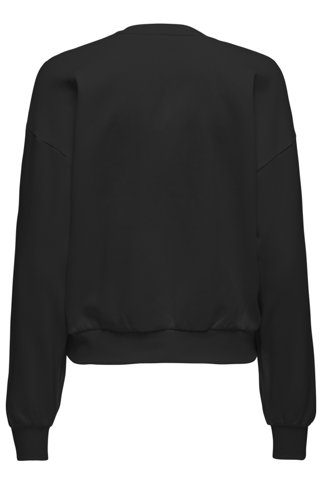 Only zwarte dames sweater | Achteraanzicht