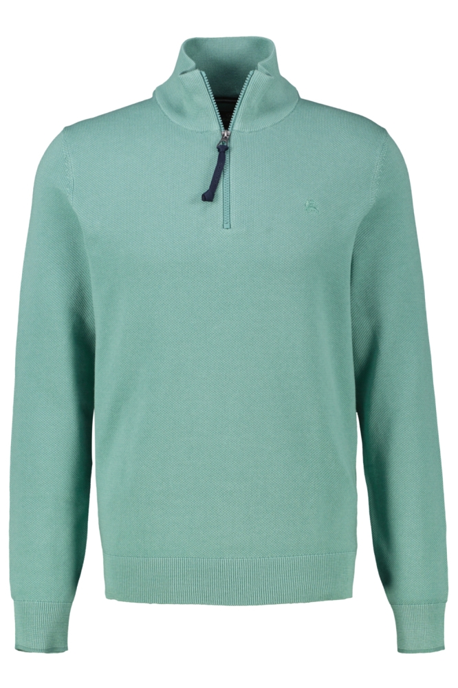 Lerros groene heren trui | Vooraanzicht