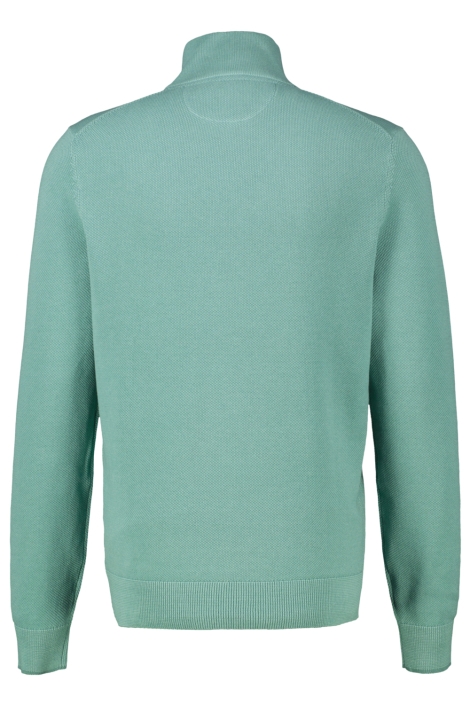 Lerros groene heren trui | Achteraanzicht